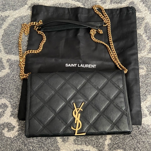 Yves Saint Laurent Bags Ysl Yves Saint Laurent Becky Quilted Leather Bag Poshmark